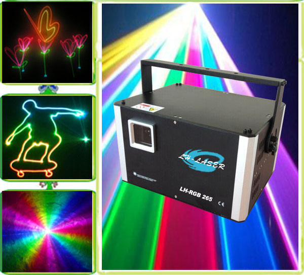 2D,3D tříbarevný lasery (RGB) animační a paprskové + SD 